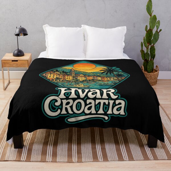 Item preview, Hvar Croatia Retro Travel designed and sold by TomFrontierArt.