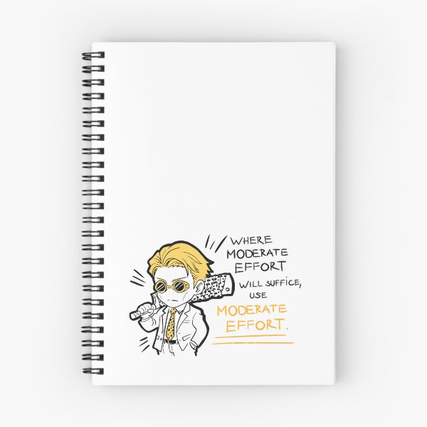 Item preview, Moderate Effort Anime Quote – Stoic Office Sorcerer Meme designed and sold by EcceHomonculus.