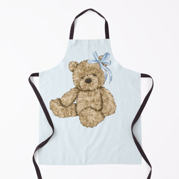 Item preview, Cuddly Teddy Bear Blue Bow Party Baby Bear Happy Birthday Party designed and sold by CreativeBu.