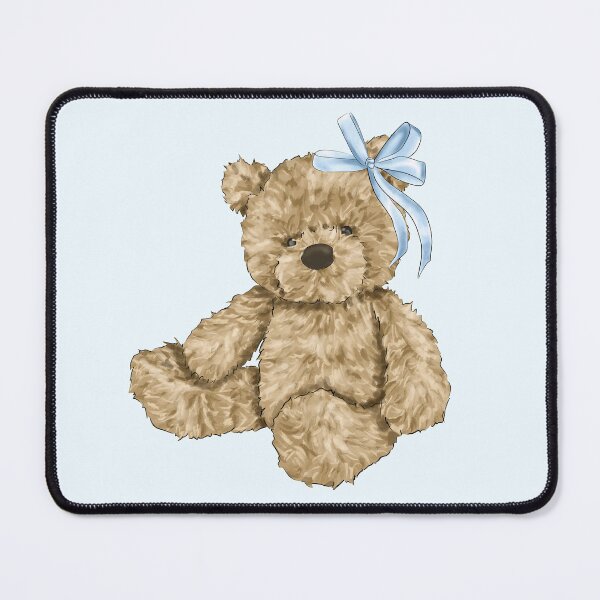 Item preview, Cuddly Teddy Bear Blue Bow  Party Baby Bear Happy Birthday Party designed and sold by CreativeBu.