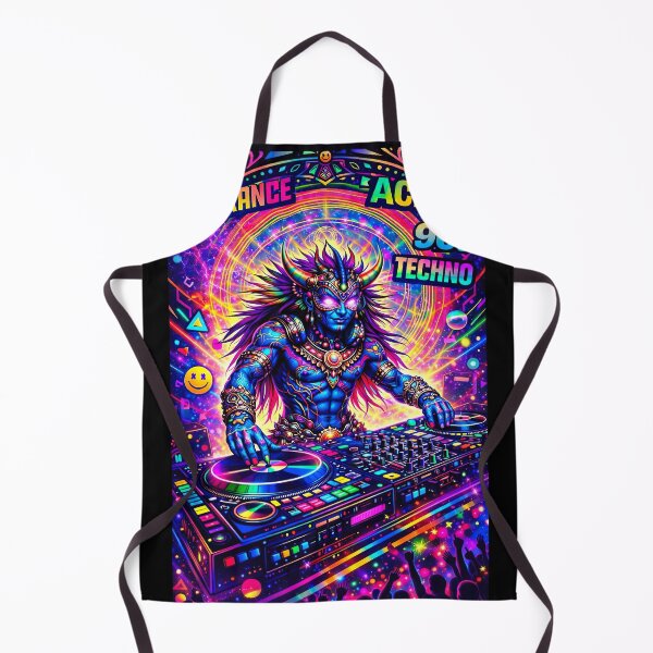 Item preview, Cosmic Psytrance DJ – Acid 90s Techno Neon Festival designed and sold by Dominik1994.