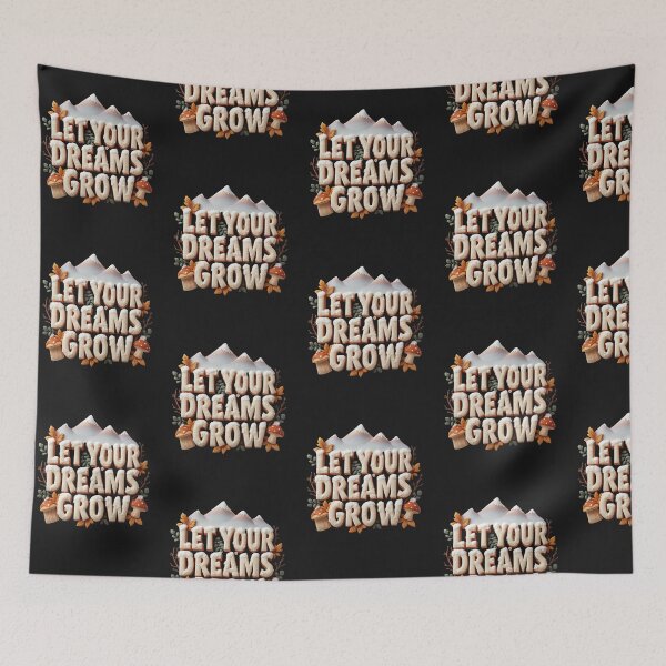 Item preview, LET YOUR DREAMS GROW/MOTIVATION T-SHIRT designed and sold by NinaCreator.