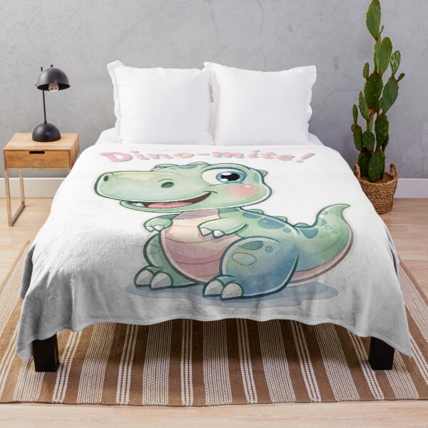 Item preview, Dino-Mite Cute Baby Dinosaur Cartoon designed and sold by DenBox.