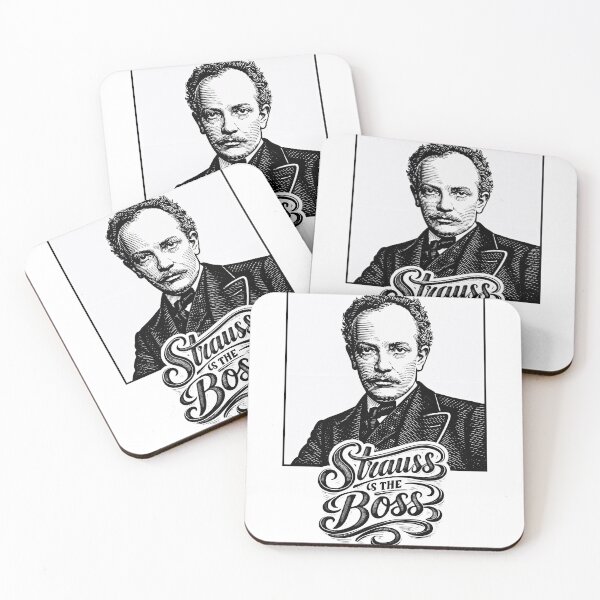 Item preview, Strauss is the Boss: Bold Tribute in Linework designed and sold by ForeverPrintsOK.