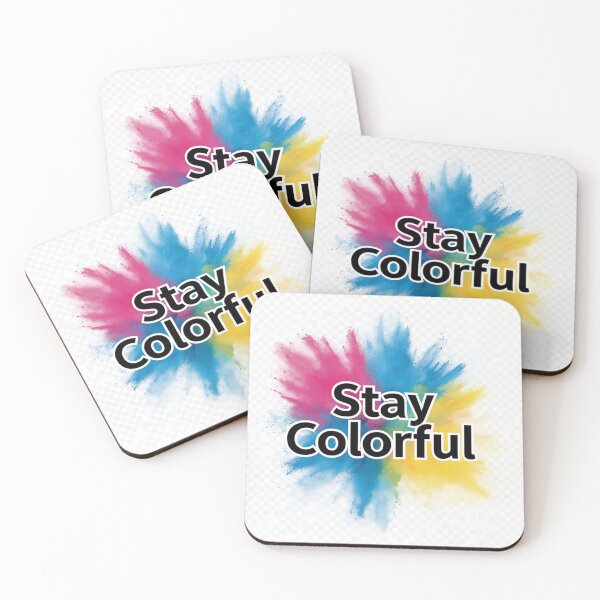 Item preview, Stay Colorful – Vibrant Watercolor Splash Typography Design | Festival of Colors Shirt designed and sold by digitallyyour.