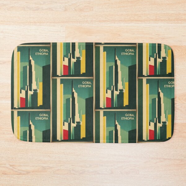 Item preview, Goba Ethiopia Retro Vintage Travel Design designed and sold by TravelersGems.
