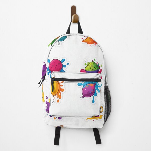 Item preview, Cute Holi Sticker Collection – Colorful Festival of Colors Cartoon Icons designed and sold by digitallyyour.
