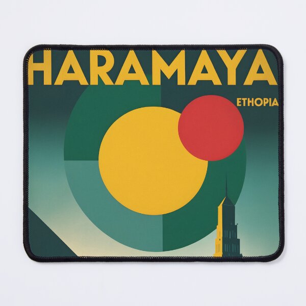 Item preview, Haramaya Ethiopia Retro Vintage Travel Design designed and sold by TravelersGems.