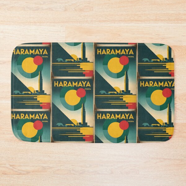 Item preview, Haramaya Ethiopia Retro Vintage Travel Design designed and sold by TravelersGems.