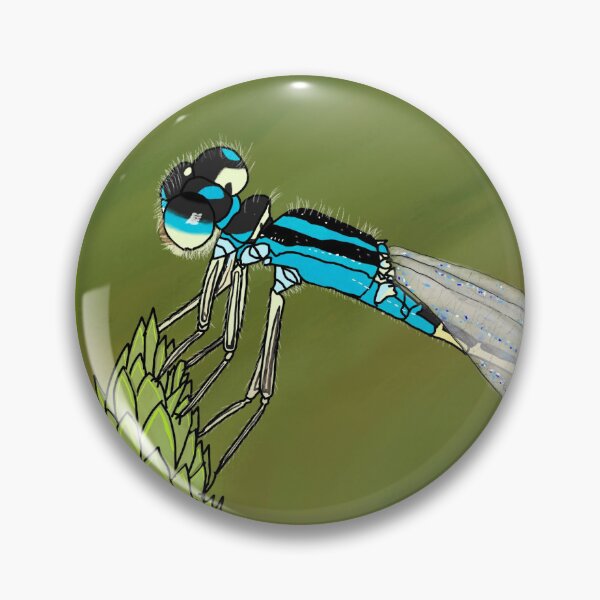 Item preview, Blue Damselfly designed and sold by CageFreeEgg.