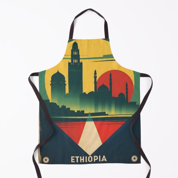 Item preview, Kombolcha Ethiopia Retro Vintage Travel Design designed and sold by TravelersGems.