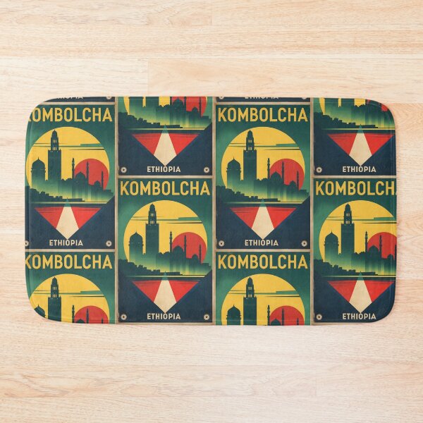 Item preview, Kombolcha Ethiopia Retro Vintage Travel Design designed and sold by TravelersGems.