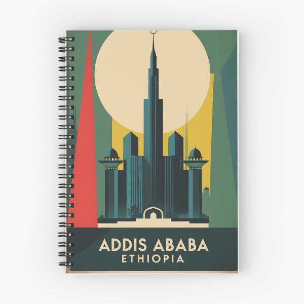 Item preview, Addis Ababa Ethiopia Africa Retro Vintage Travel Souvenir designed and sold by TravelersGems.