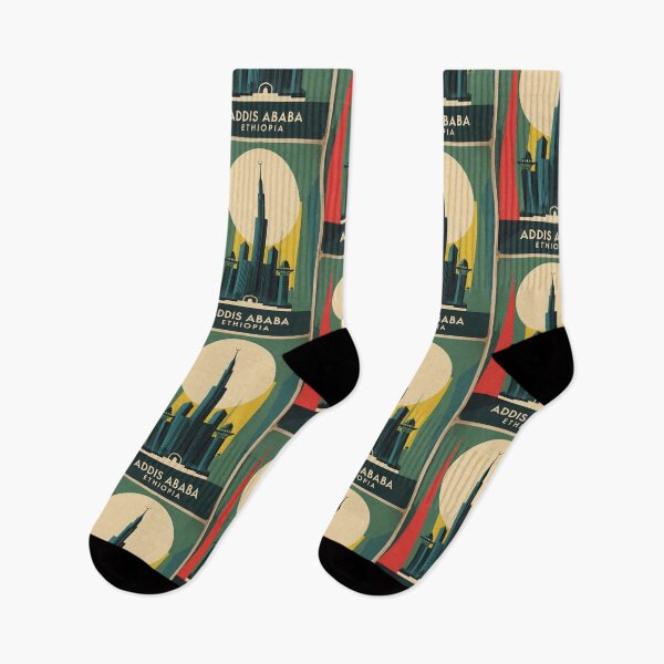 Item preview, Addis Ababa Ethiopia Africa Retro Vintage Travel Souvenir designed and sold by TravelersGems.