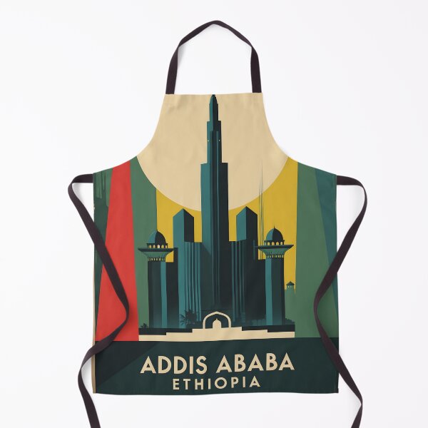 Item preview, Addis Ababa Ethiopia Africa Retro Vintage Travel Souvenir designed and sold by TravelersGems.