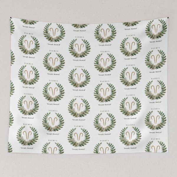 Item preview, Taurus – "Deeply Rooted" | Botanical Zodiac Sign designed and sold by YvkafromPoland.