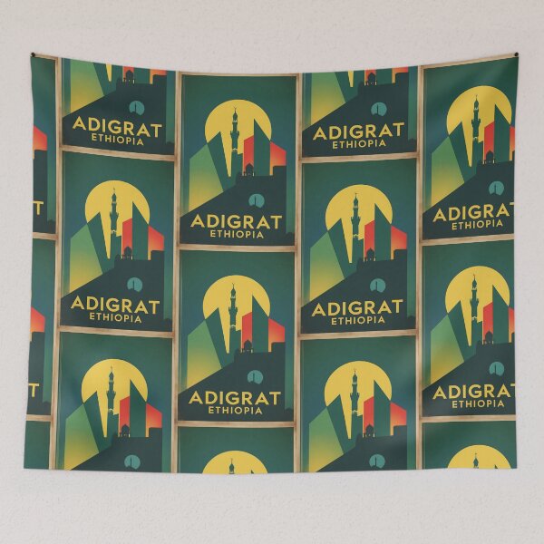 Item preview, Adigrat Ethiopia Africa Retro Vintage Travel Souvenir designed and sold by TravelersGems.