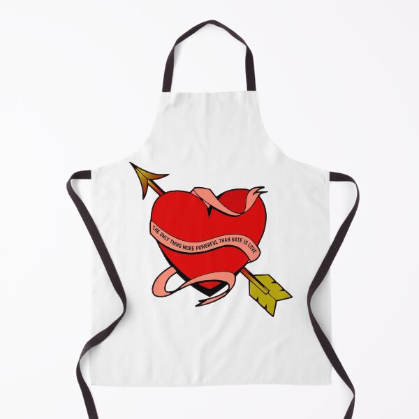 Item preview, The Only Thing More Powerful Than Hate Is Love – Romantic Heart Arrow Quote T Shirt Design designed and sold by PixelWaveBD.