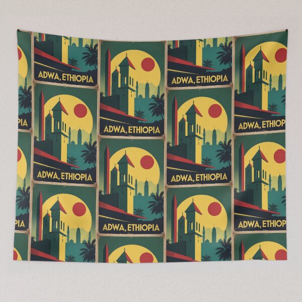 Item preview, Adwa Ethiopia Africa Retro Vintage Travel Souvenir designed and sold by TravelersGems.