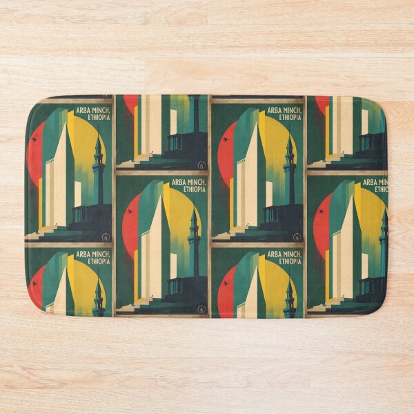 Item preview, Arba Minch Ethiopia Retro Vintage Travel Design designed and sold by TravelersGems.