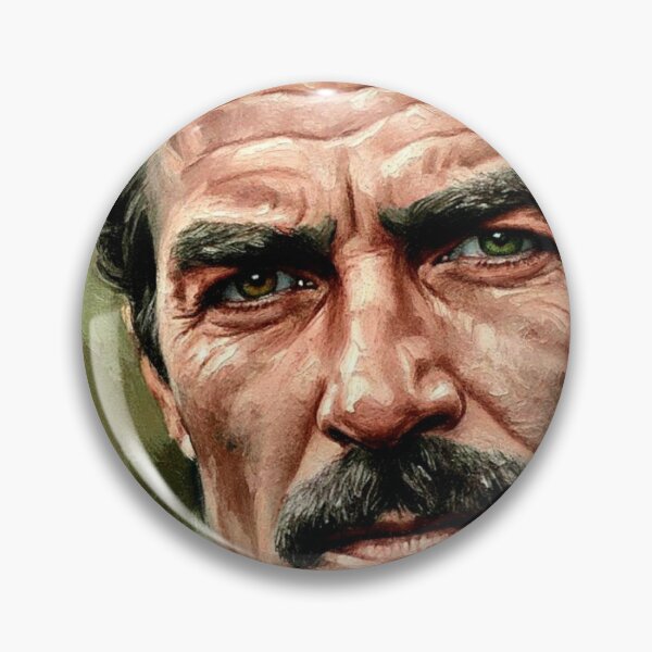 Item preview, The Original Detective: Tom Selleck Rugged Impasto Portrait designed and sold by Art's Diner.