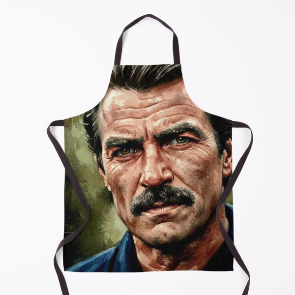 Item preview, The Original Detective: Tom Selleck Rugged Impasto Portrait designed and sold by Art's Diner.