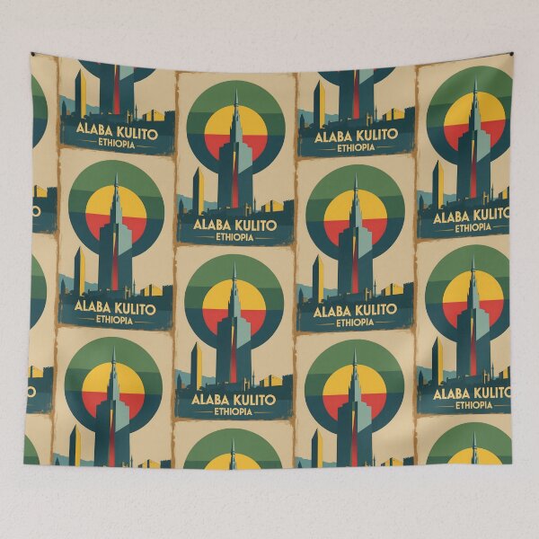 Item preview, Alaba Kulito Ethiopia Africa Retro Vintage Travel Souvenir designed and sold by TravelersGems.