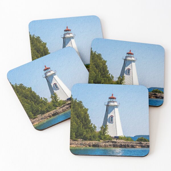 Item preview, White Lighthouse Shoreline Reflection designed and sold by CMi-Designs.