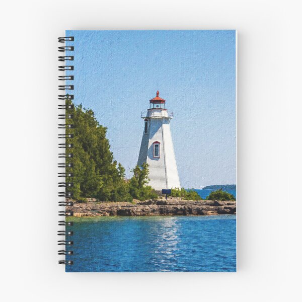 Item preview, White Lighthouse Shoreline Reflection designed and sold by CMi-Designs.
