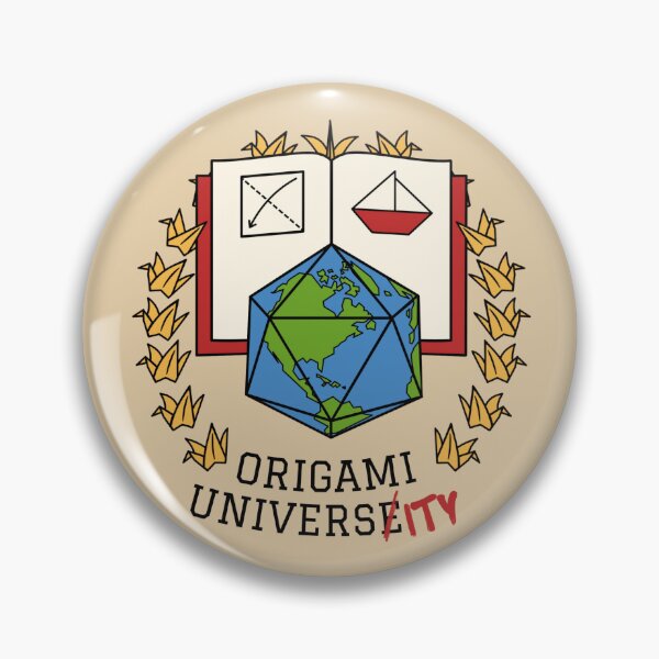 Item preview, OrigamiUSA Origami University Logo designed and sold by OrigamiUSA.