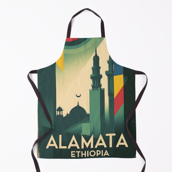 Item preview, Alamata Ethiopia Africa Retro Vintage Travel Souvenir designed and sold by TravelersGems.