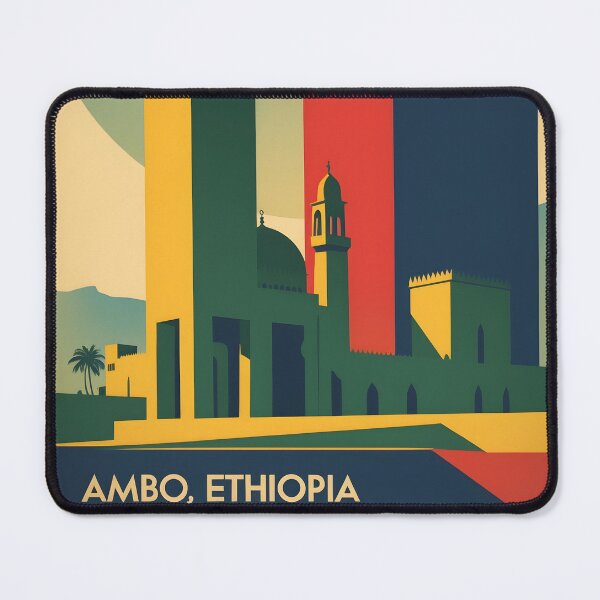 Item preview, Ambo Ethiopia Africa Retro Vintage Travel Souvenir designed and sold by TravelersGems.