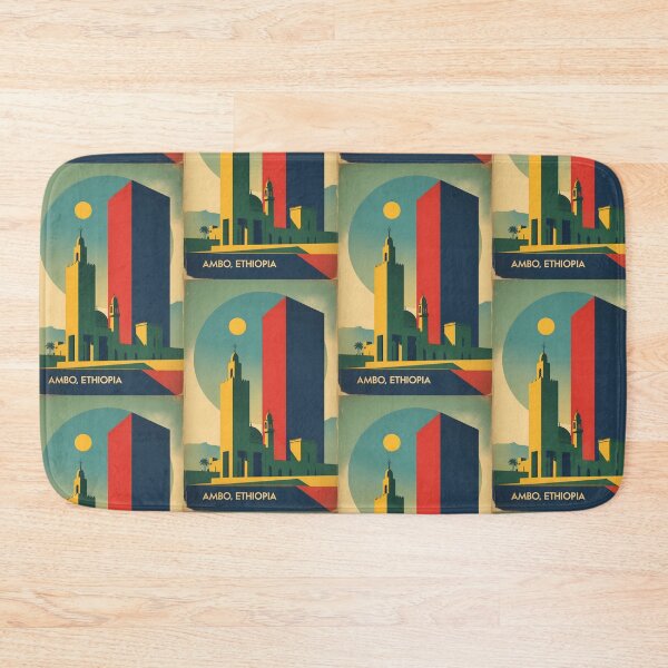 Item preview, Ambo Ethiopia Africa Retro Vintage Travel Souvenir designed and sold by TravelersGems.