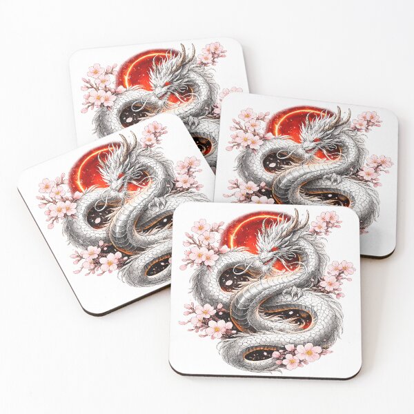 Item preview, Celestial White Dragon Emblem designed and sold by yaalow.