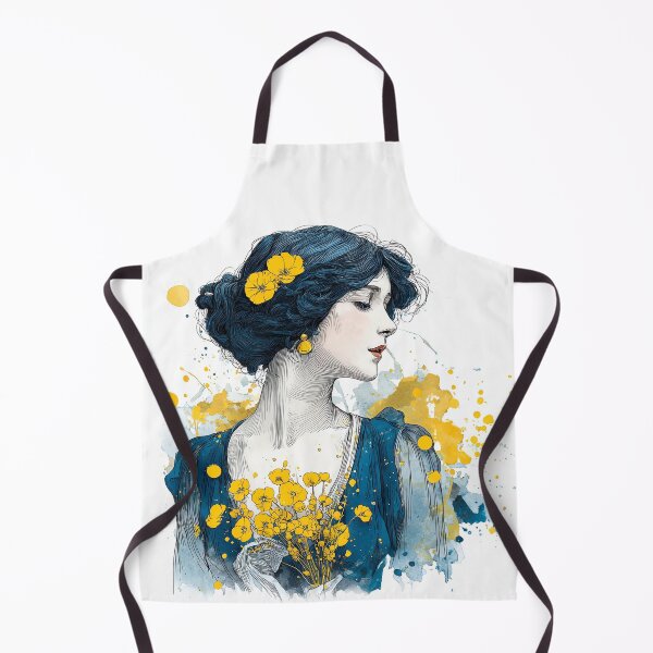 Item preview, Women's Day Elegance - Yellow Flowers Portrait designed and sold by Banal25.