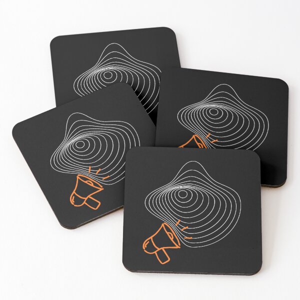 Item preview, Sound Wave Megaphone Minimalist Art designed and sold by insof.