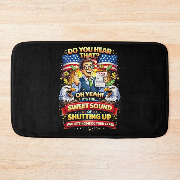 Item preview, Funny Tax Accountant Shirt – Sweet Sound of Shutting Up USA Patriotic CPA Gift designed and sold by Dominik1994.