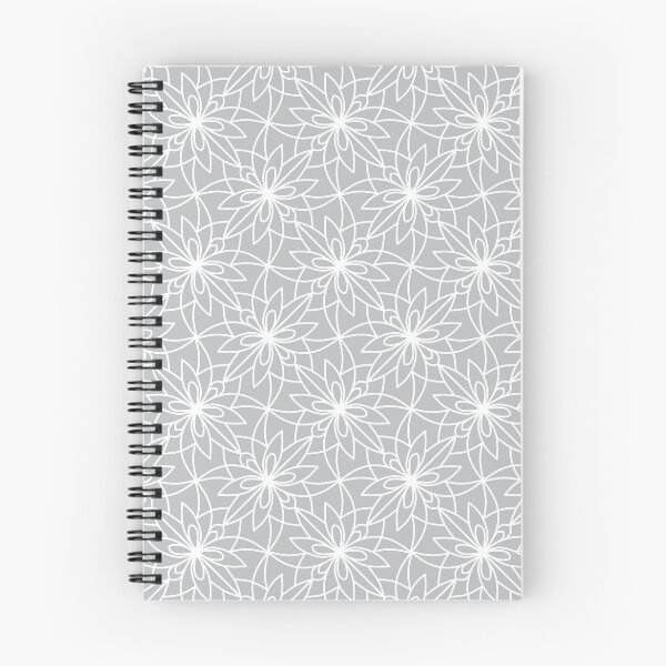 Item preview, Gray Floral Pattern designed and sold by Karen Larson.