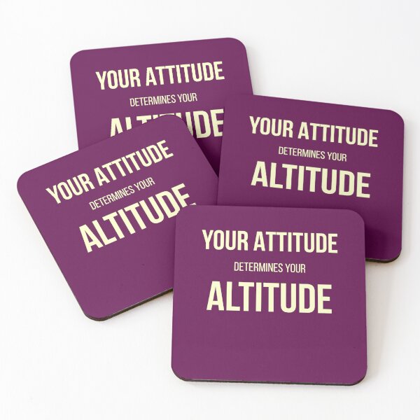 Item preview, Your Attitude Determines Your Altitude – Motivational Quote T-Shirt designed and sold by Qcima.