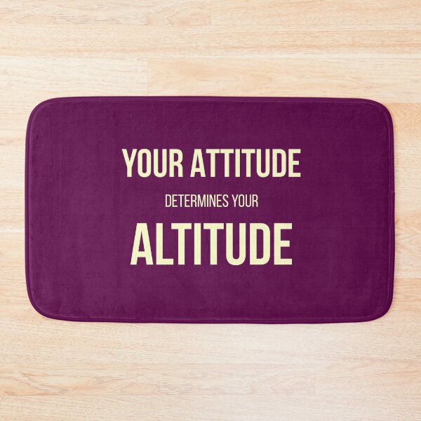 Item preview, Your Attitude Determines Your Altitude – Motivational Quote T-Shirt designed and sold by Qcima.