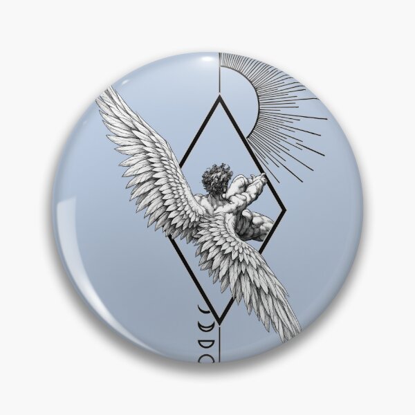 Item preview, Minimalist Monochrome Icarus designed and sold by Kornel's.