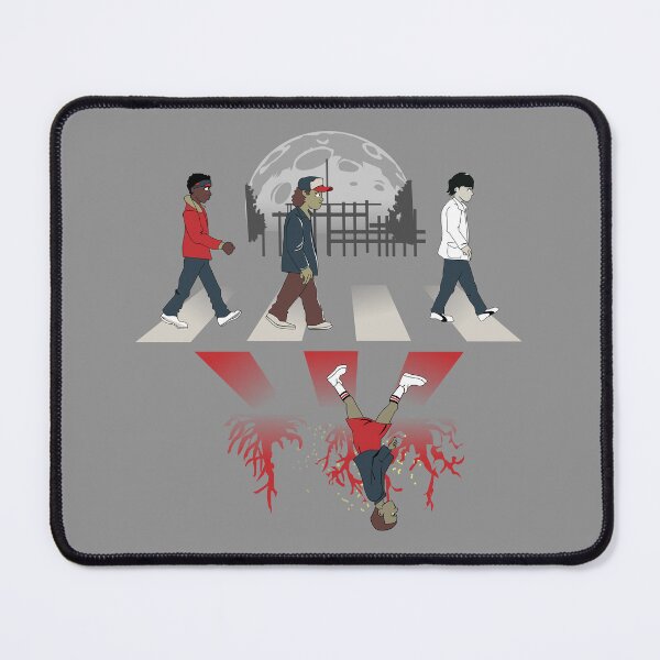 Item preview, Abbey Road to the Upside Down – Mashup Tee designed and sold by MikeMoreArt.