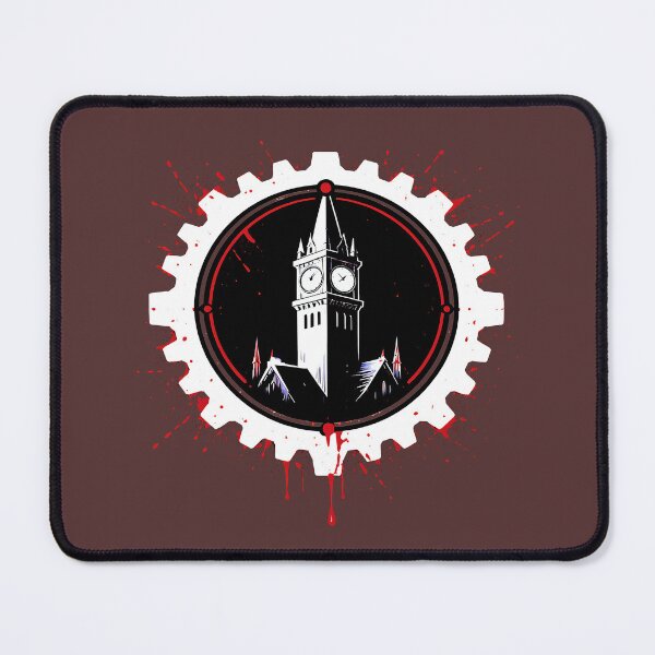 Item preview, BOTC - A Blood splattered clocktower - Bloody Pale Gear designed and sold by creative-cub.