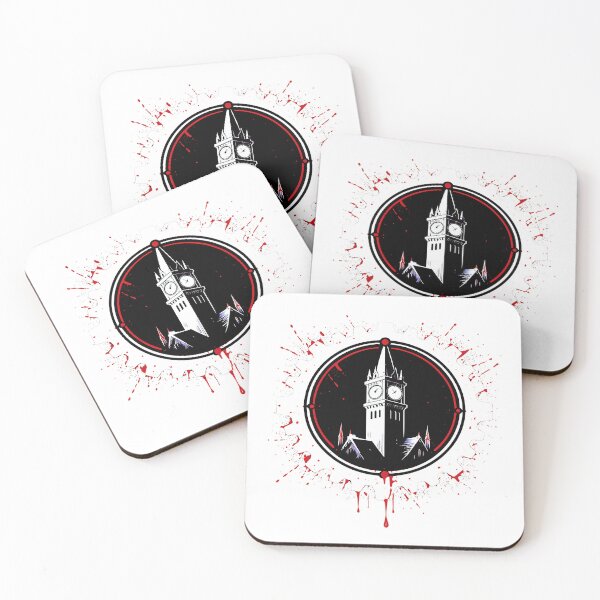 Item preview, BOTC - A Blood splattered clocktower - Bloody Pale Gear designed and sold by creative-cub.