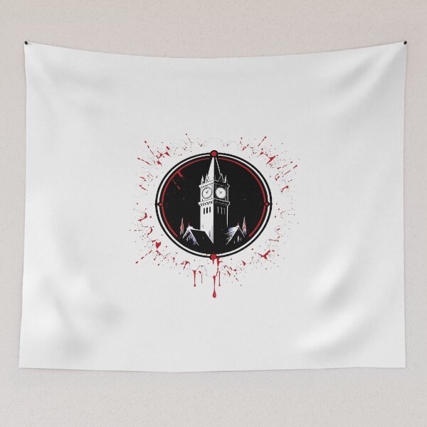 Item preview, BOTC - A Blood splattered clocktower - Bloody Pale Gear designed and sold by creative-cub.