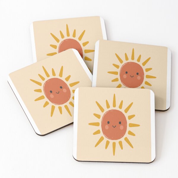 Item preview, Cute Smiling Sun Boho Nursery Poster Earthy Kids Wall Art designed and sold by shopcanva.