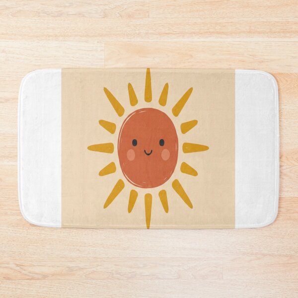 Item preview, Cute Smiling Sun Boho Nursery Poster Earthy Kids Wall Art designed and sold by shopcanva.