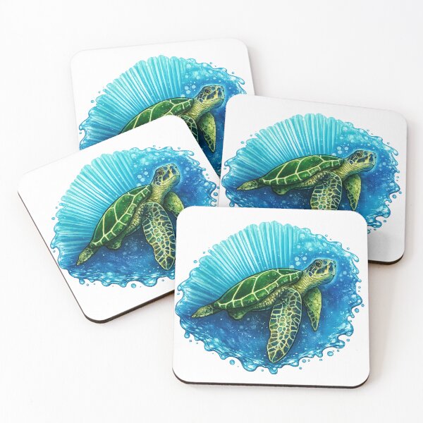 Item preview, Puddle of Turtles designed and sold by 4 Fingers Ink.