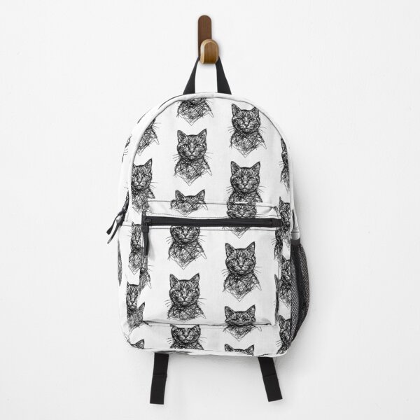 Item preview, Minimalist Abstract Cat Scribble – Modern Aesthetic Ink Sketch designed and sold by rhonstoppable27.