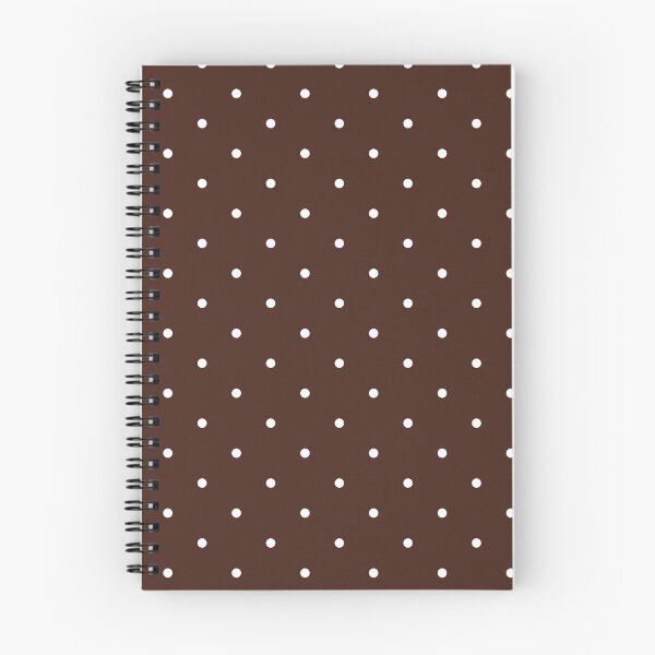 Item preview, Dark Brown and white Polka dot pattern designed and sold by RishabhArts1.